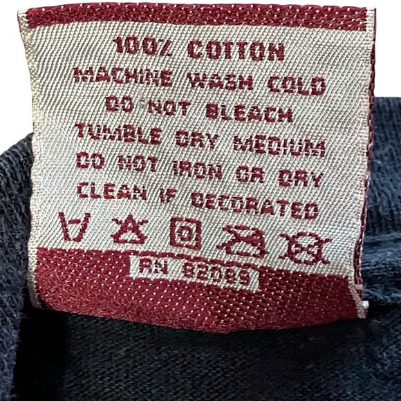 Vintage Mossimo T-Shirt L Black Graphic Tee Made in USA Y2K Streetwear Logo - Picture 10 of 11